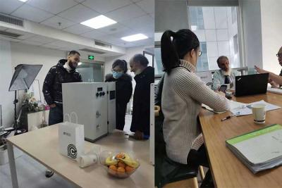 利比亞客戶來盛懷生物工廠參觀考察