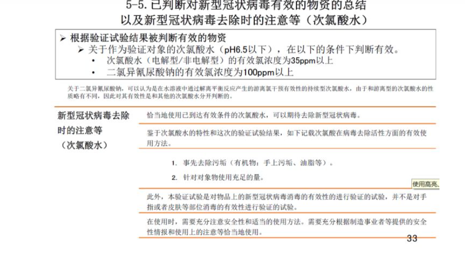 次氯酸研究報告 次氯酸研究報告